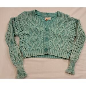 Pilcro Sweater - Light Green - Women's Small